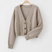 Arabelle Cable Knit Cardigan - Lead Product Detail