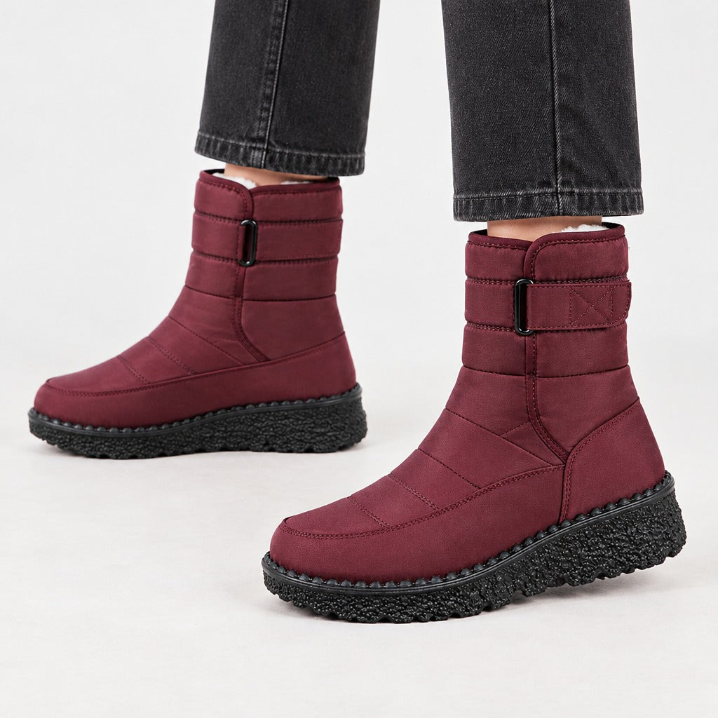 Bodil Quilted Snow Boots - Lead Product Detail
