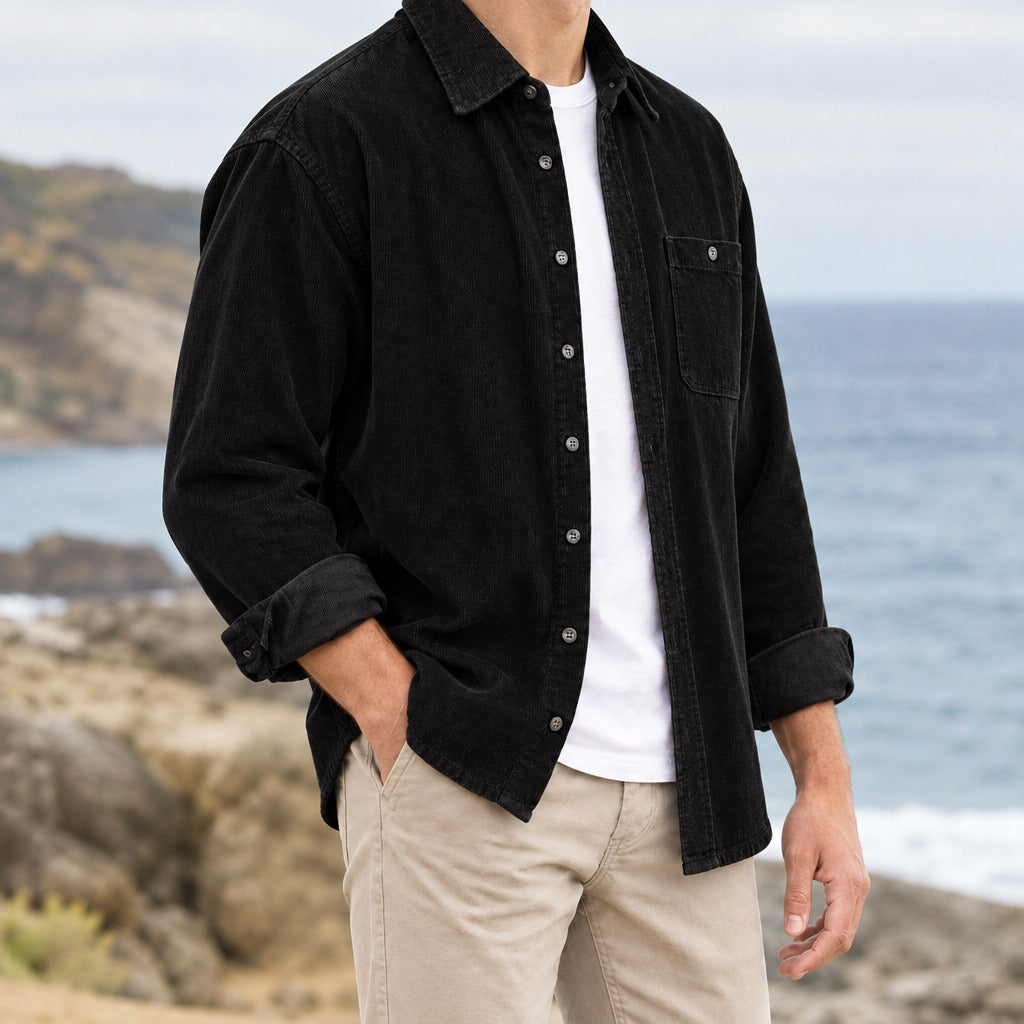 Otto Corduroy Overshirt - Lead Product Detail