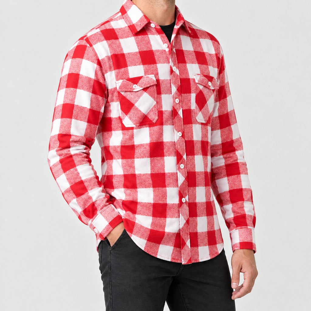 Ramon Brushed Overshirt - Lead Product Detail