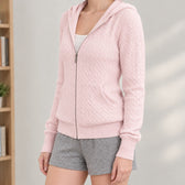 Carys Cable Knit Cardigan - Lead Product Detail