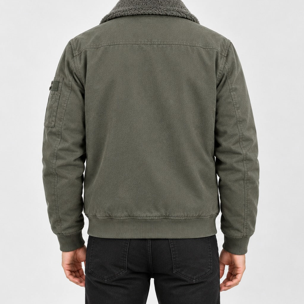 Alfons Stand Collar Jacket - Lead Product Detail