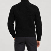 Arnt Cable Knit Sweater - Lead Product Detail