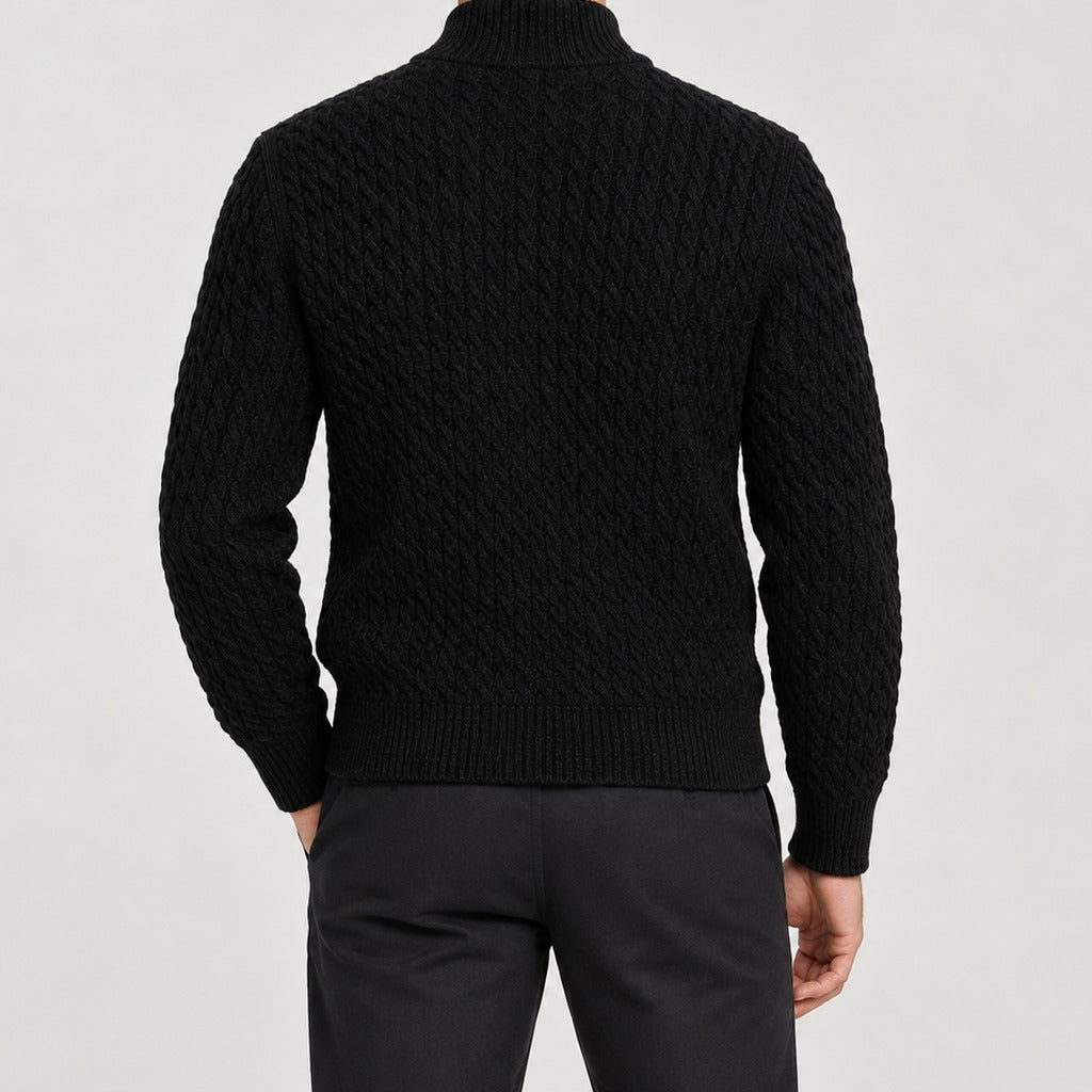 Arnt Cable Knit Sweater - Lead Product Detail