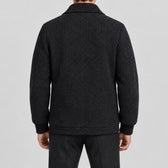 Asbjorn Ribbed Zip Jacket - Lead Product Detail