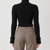 Emmelie Ribbed Sweater - Lead Product Detail