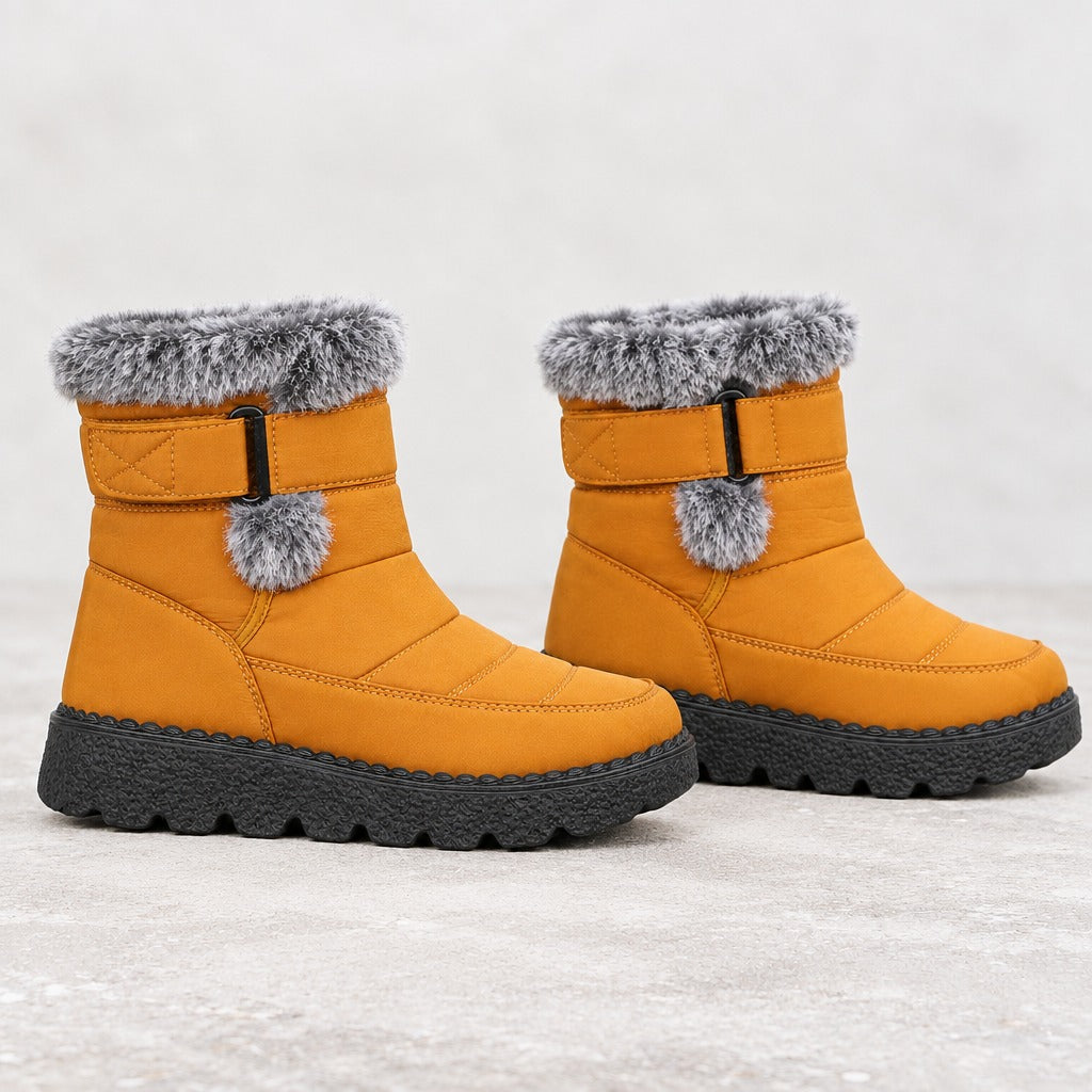 Bartolo Plush Lined Snow Boots - Lead Product Detail