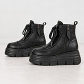 Ffion Platform Ankle Boots - Lead Product Detail