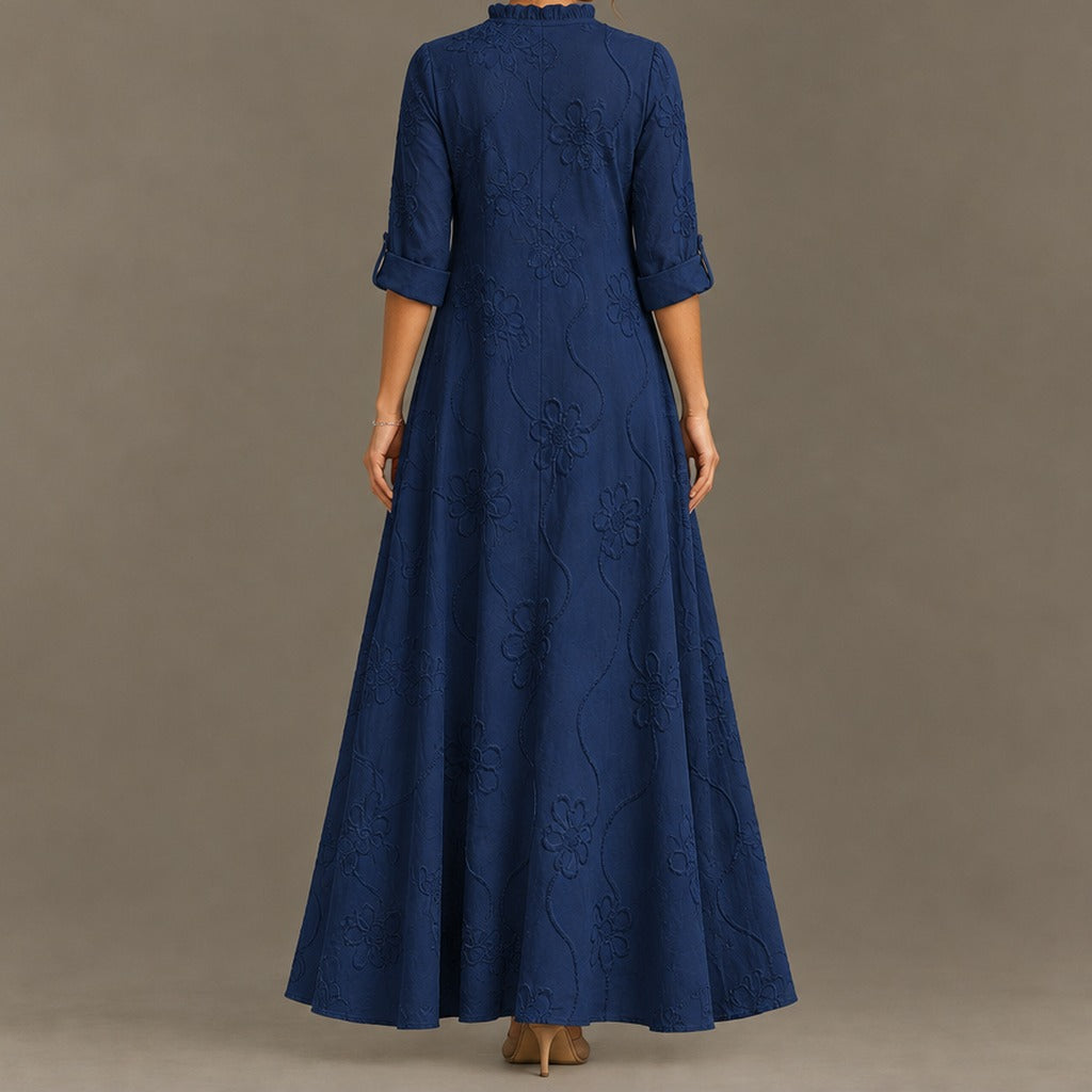 Franca Embroidered Maxi Dress - Lead Product Detail