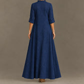 Franca Embroidered Maxi Dress - Lead Product Detail