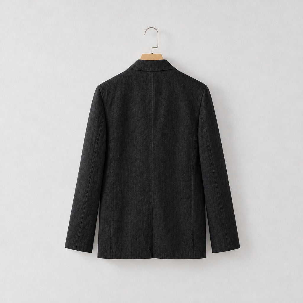 Bergsveinn Linen Jacket - Lead Product Detail