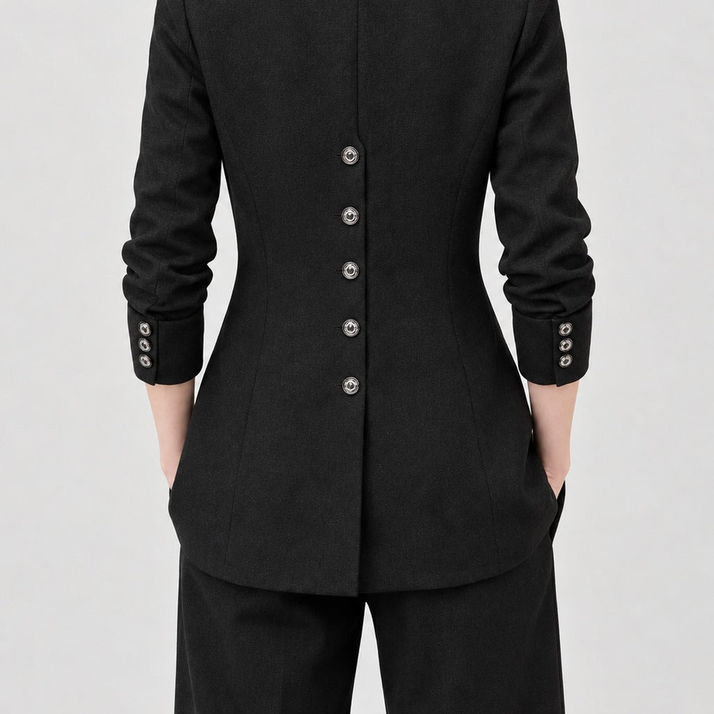 Gunvor Button Back Blazer - Lead Product Detail