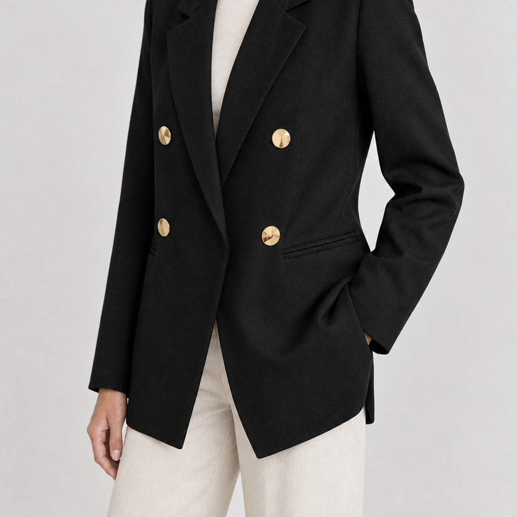 Gwenllian Double Breasted Blazer - Lead Product Detail