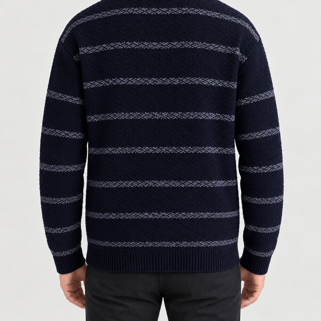 Dietmar Jacquard Knit Jacket - Lead Product Detail
