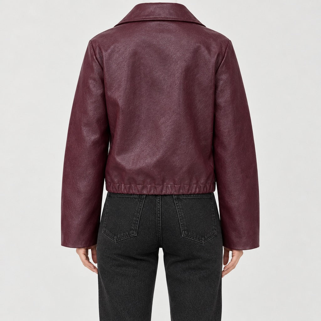 Ilse Collared Zip Jacket - Lead Product Detail