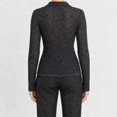 Imke Pointelle Wool Cardigan - Lead Product Detail