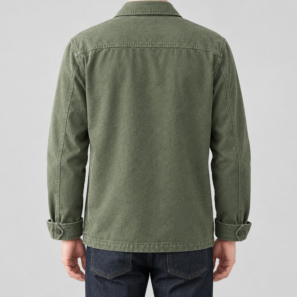Cyprian Four Pocket Jacket - Lead Product Detail