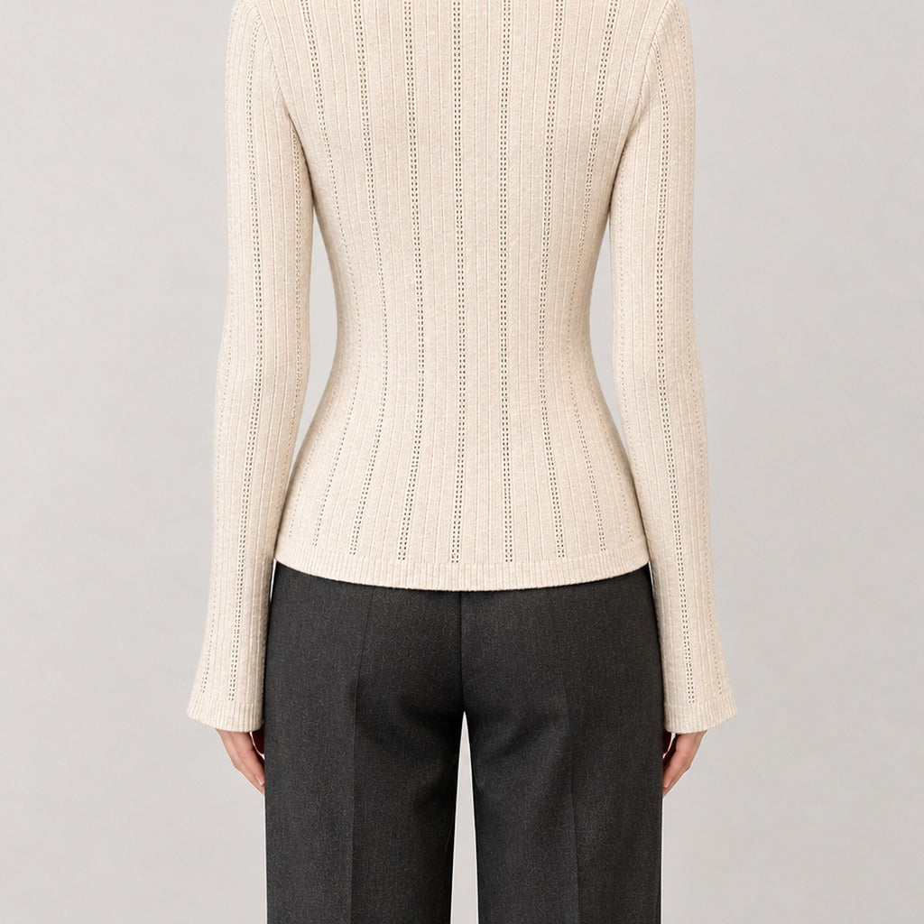 Karine Collared Cardigan - Lead Product Detail