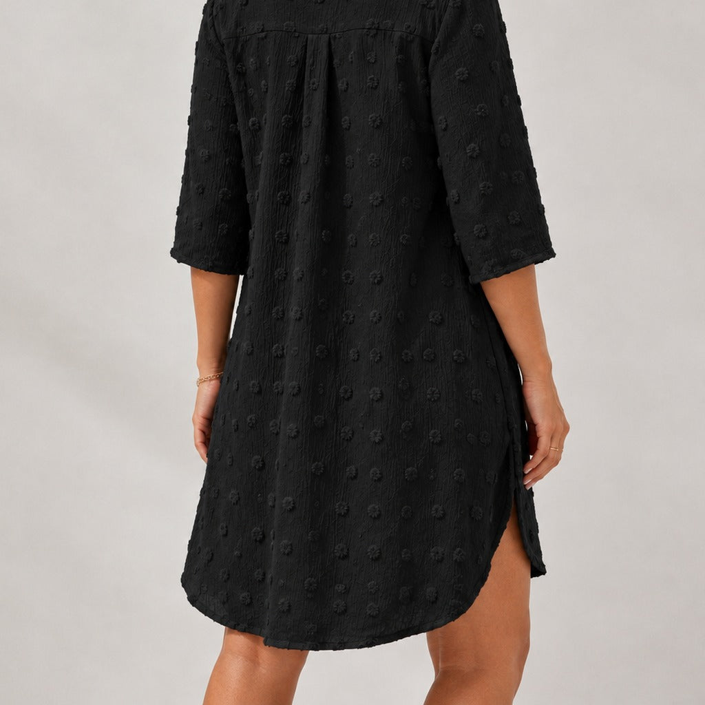 Kassandra Textured Longline Top - Lead Product Detail