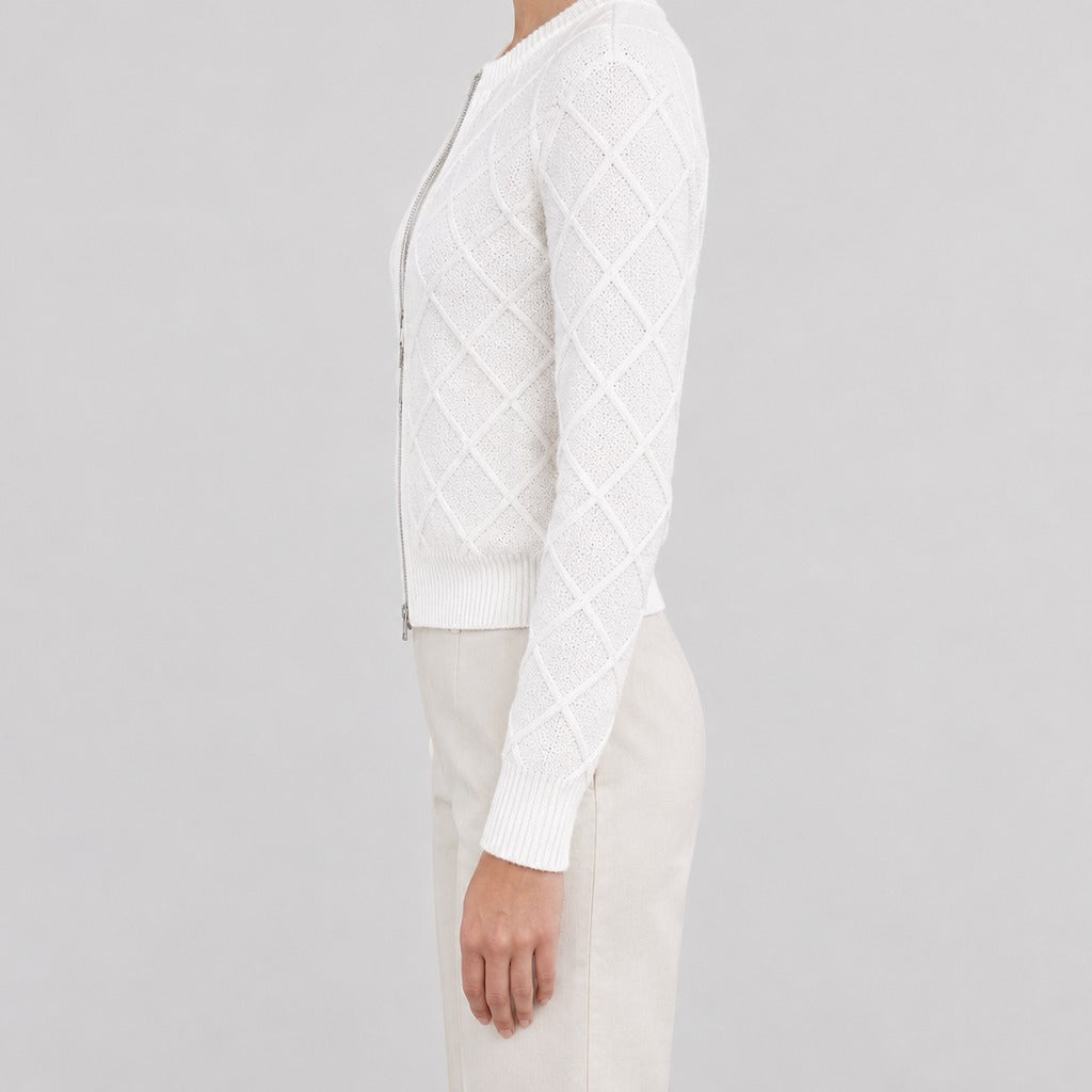 Kirsten Zip Knit Cardigan - Lead Product Detail