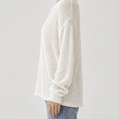 Lieke Letter Knit Top - Lead Product Detail