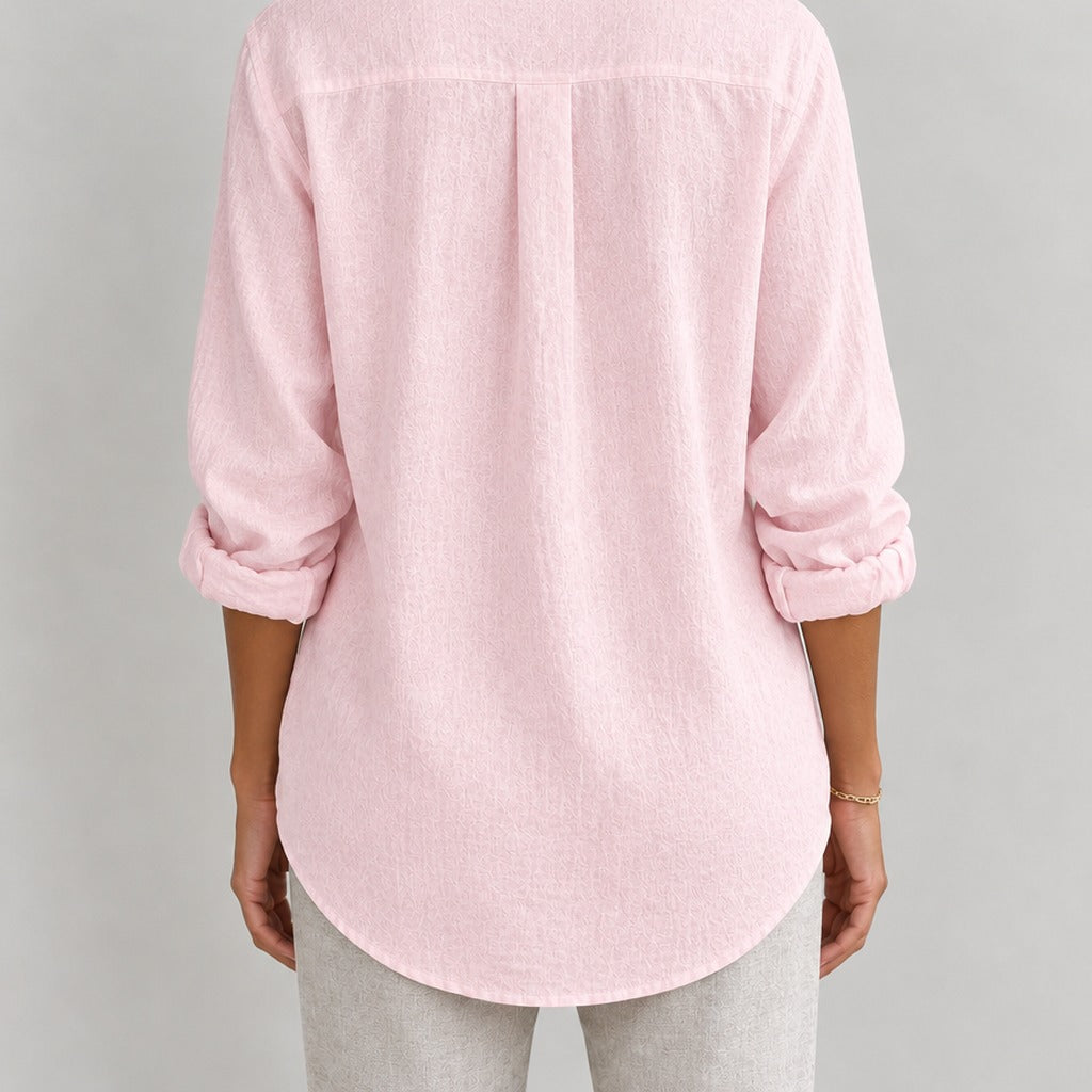 Wilhelmina Linen Blend Shirt - Lead Product Detail