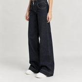 Magali Double Waistband Jeans - Lead Product Detail