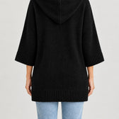Marlies Hooded Knit Cardigan - Lead Product Detail