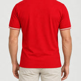 Gorm Striped Collar Polo - Lead Product Detail