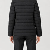 Maude Collarless Puffer Jacket - Lead Product Detail