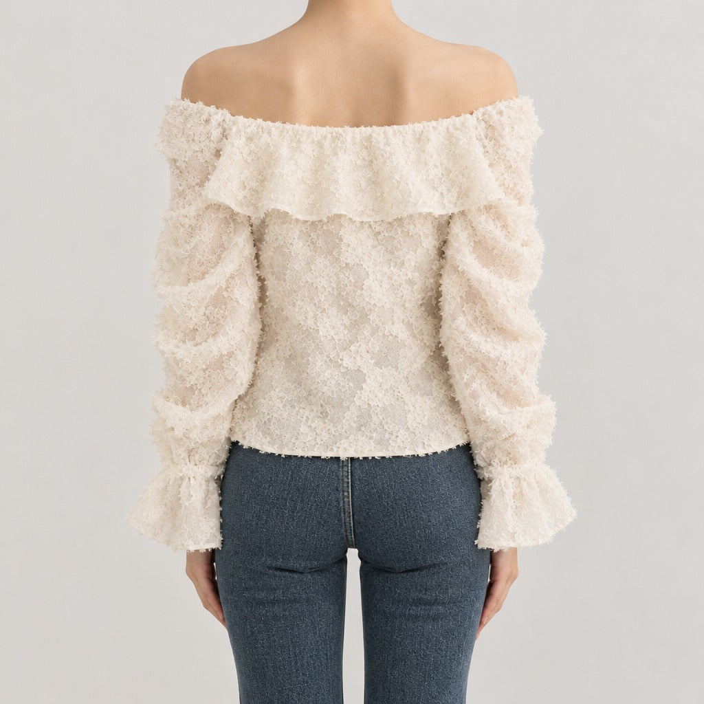 Sonja Off Shoulder Top - Lead Product Detail