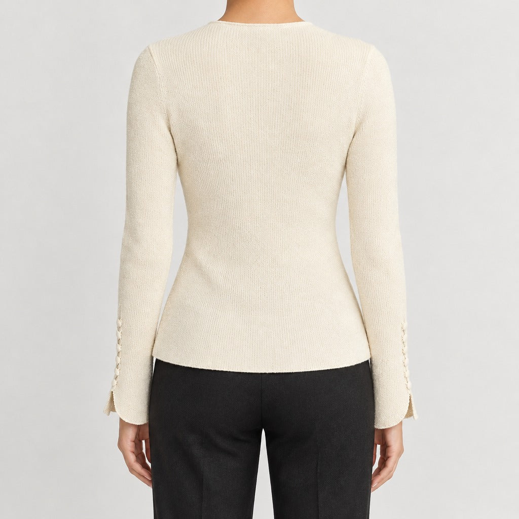 Ulrikke Ribbed Cardigan - Lead Product Detail
