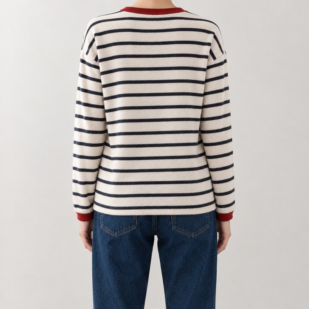Vanda Striped Sweater - Lead Product Detail