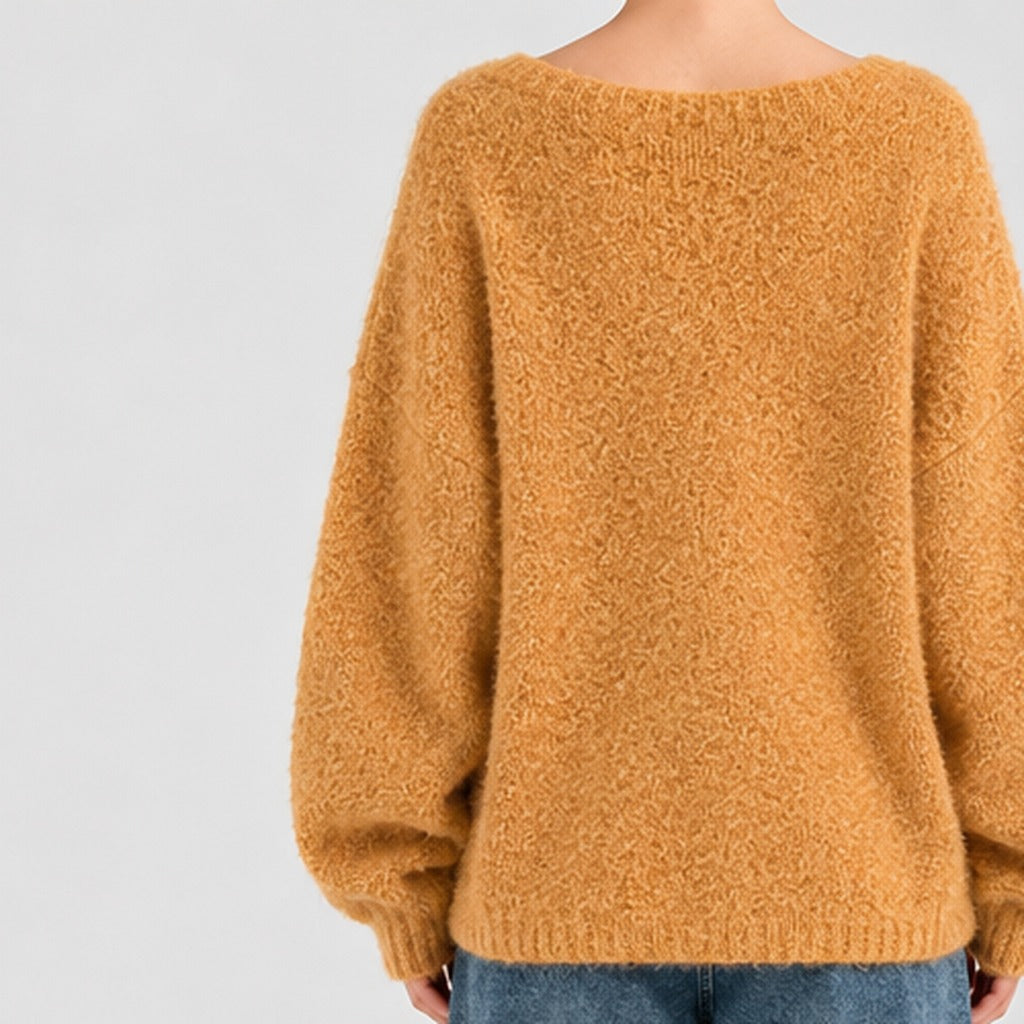 Yngvild Oversized Knit Top - Lead Product Detail