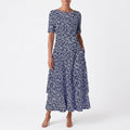 Navy Floral