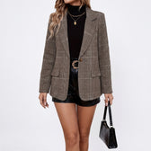 Brown Checkered