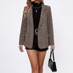 Brown Checkered