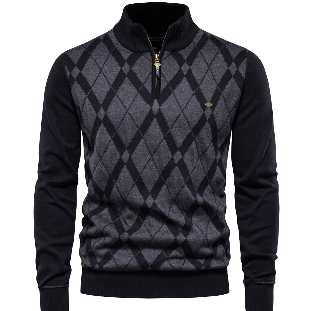Charcoal Argyle