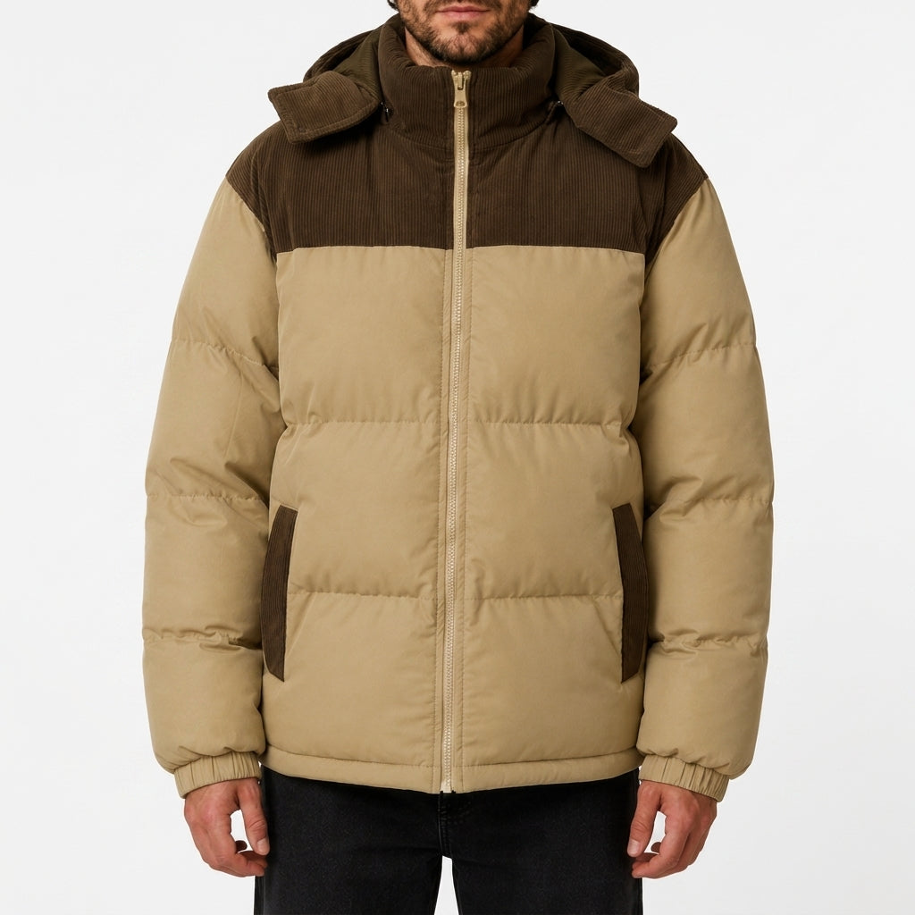 Khaki and Brown
