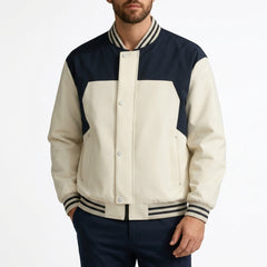 Cream & Navy