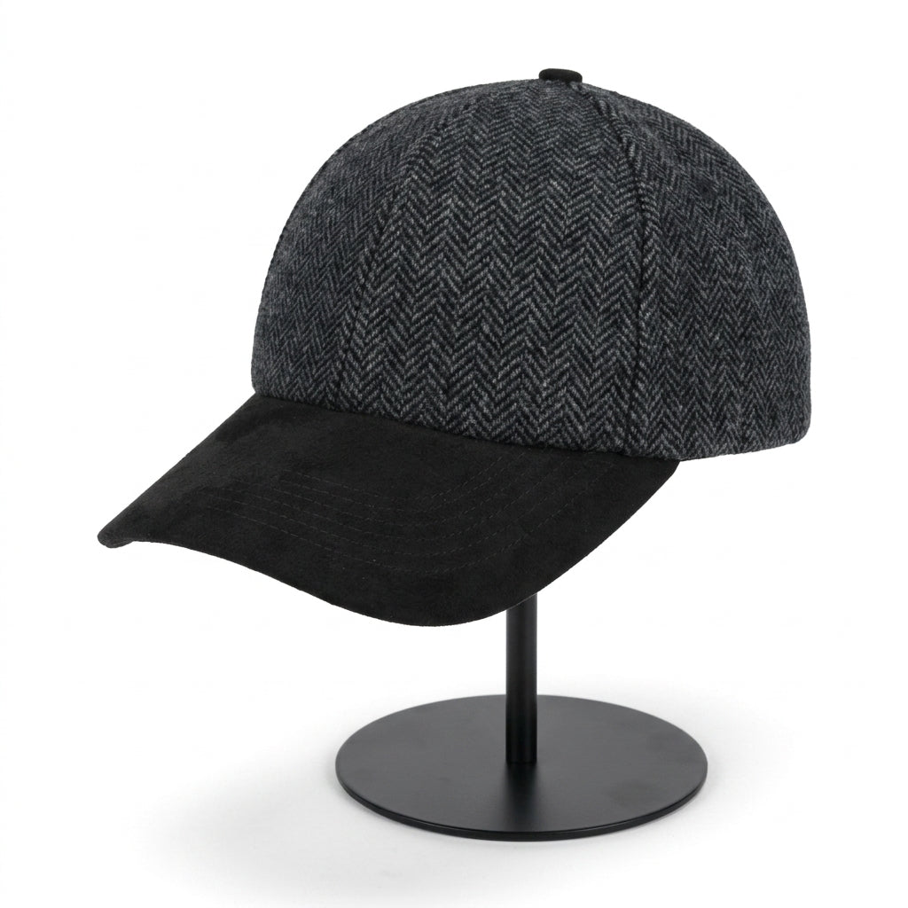 Charcoal Herringbone