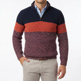 Navy & Burgundy