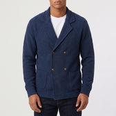 Barnaby Knit Blazer - Navy