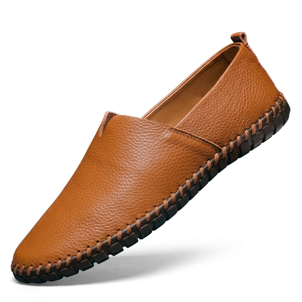 Hamish Leather Loafers - Tan