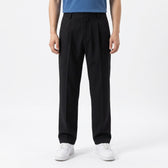 Lachlan Relaxed Pleated Trousers - Black