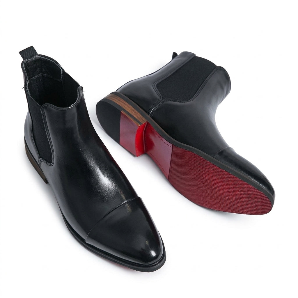 Rufus Cap Toe Chelsea Boots