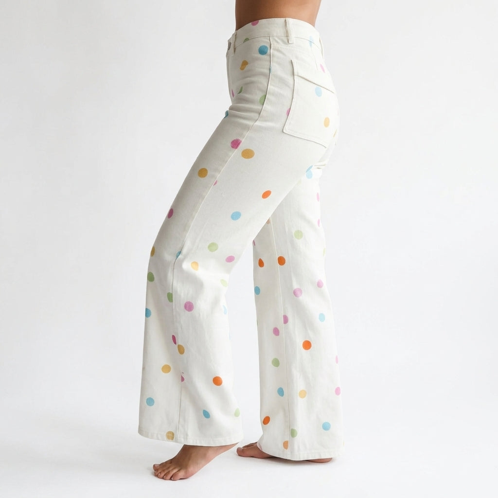 Lotte Polka Dot Jeans
