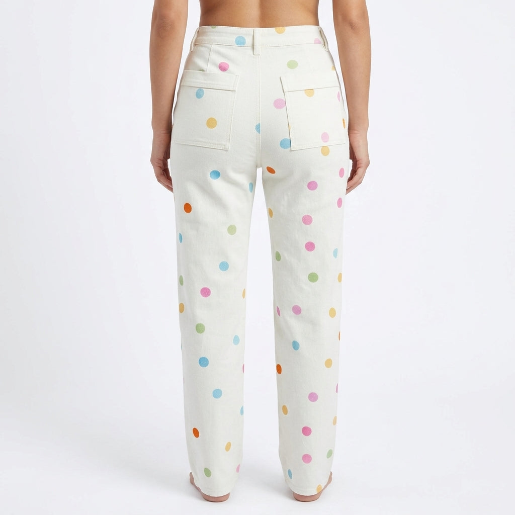 Lotte Polka Dot Jeans