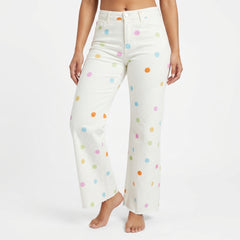 White Polka Dot