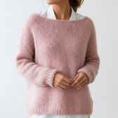 Maja Brushed Sweater - Pink